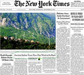 Tocco da Casauria sul New York Times
